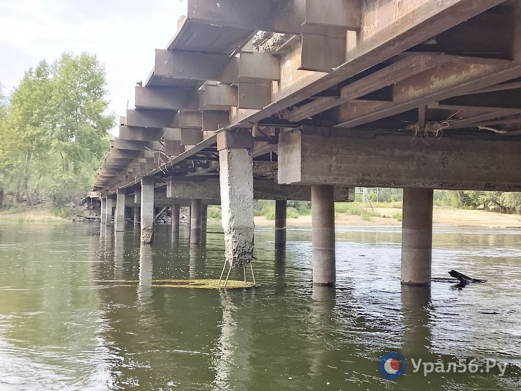 «Нижний» мост через Урал в Орске