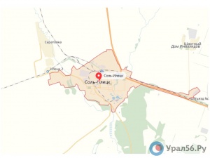 Соль илецк где находится карта