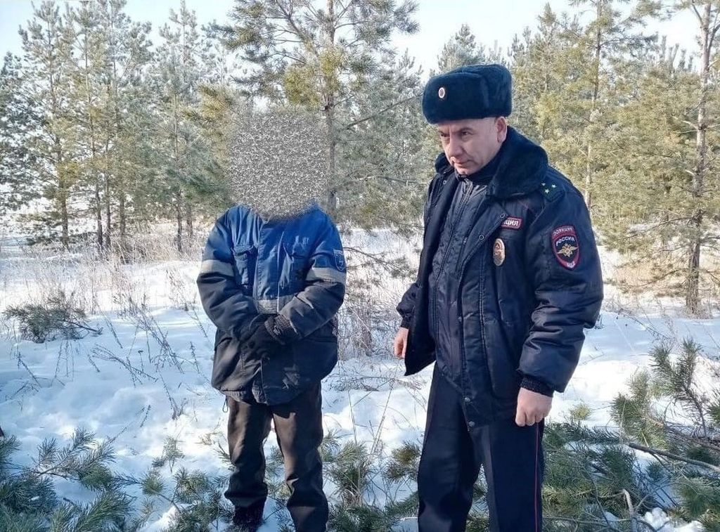 Задержанный житель Курманаевского района. Фото: УМВД России по Оренбургской области