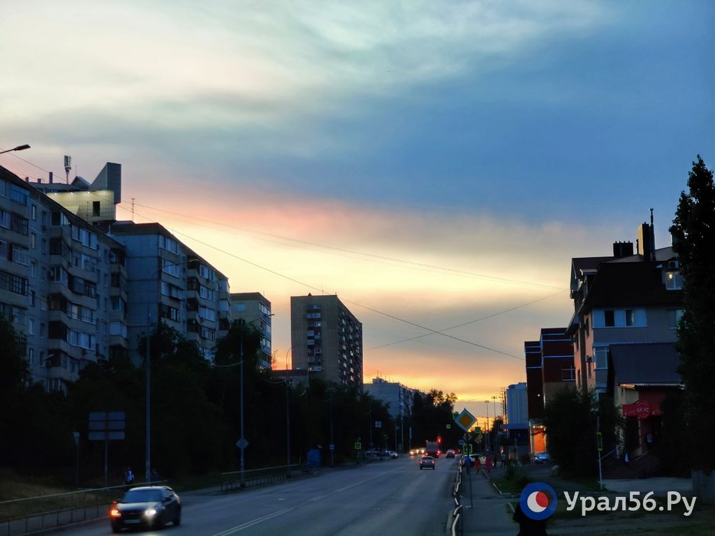 Вечер в Оренбургской области