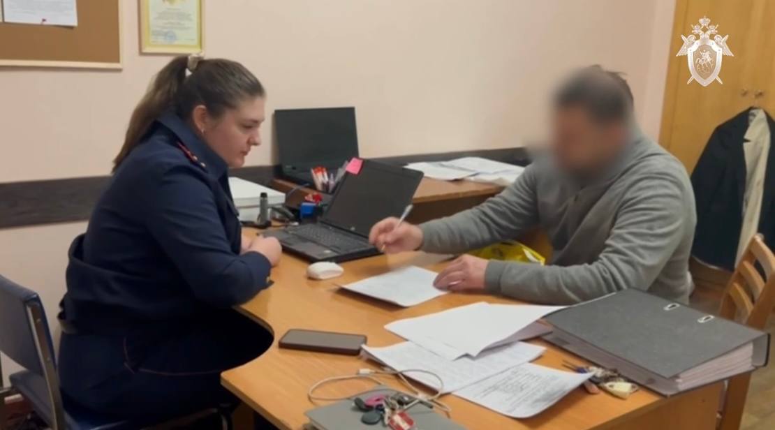 Во время допроса. Источник: Следственный комитет 