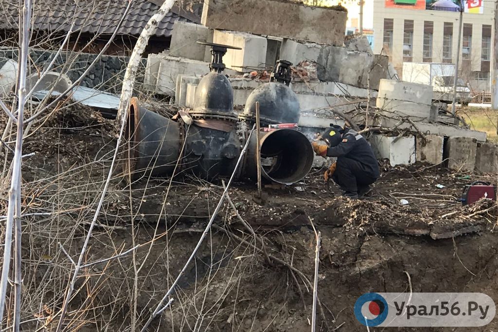 Врезка нового участка водовода, 05.11.2020