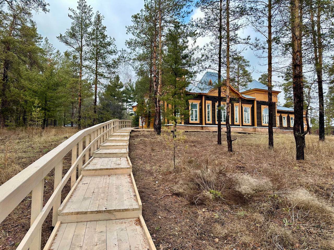 Новая тропа в парке Боровой лесной опытной станции. Фото нацпарк «Бузулукский бор»