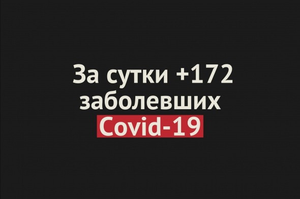 В Оренбургской области за сутки +172 случая заражения Covid-19