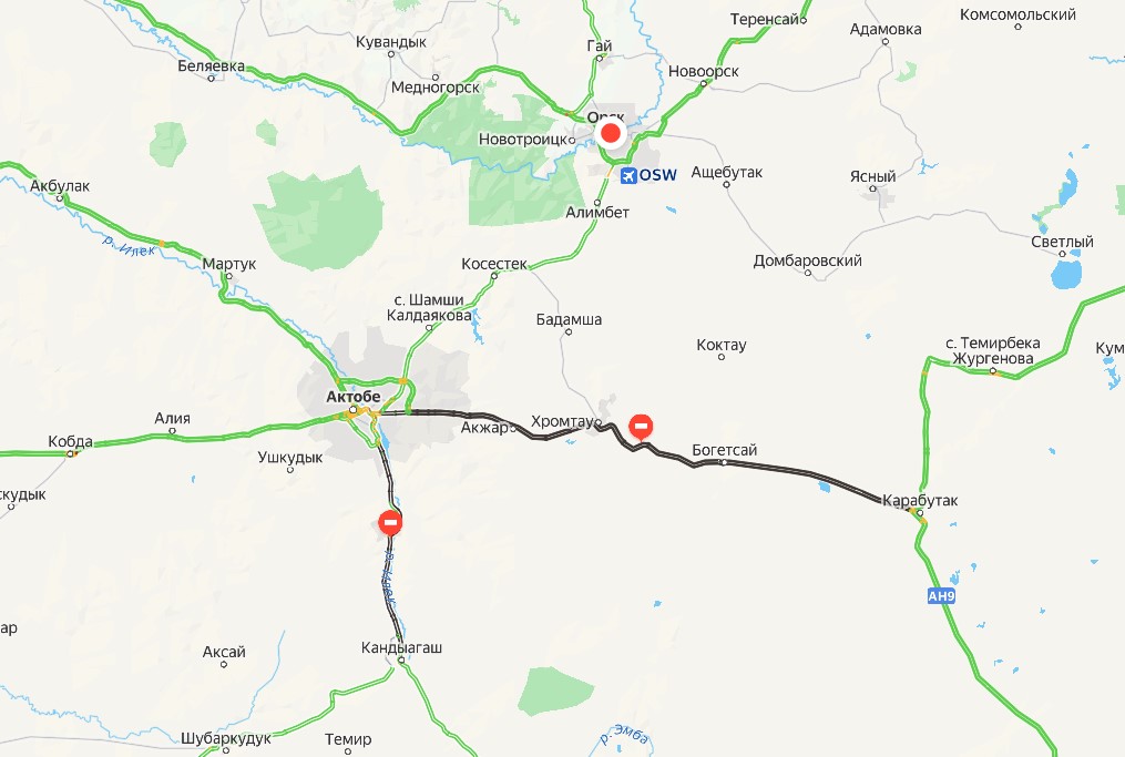 Скриншот Яндекс-карты