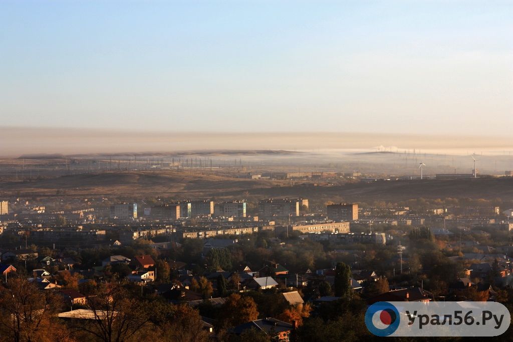 Вид на Орск с телевышки, 04.10.2019