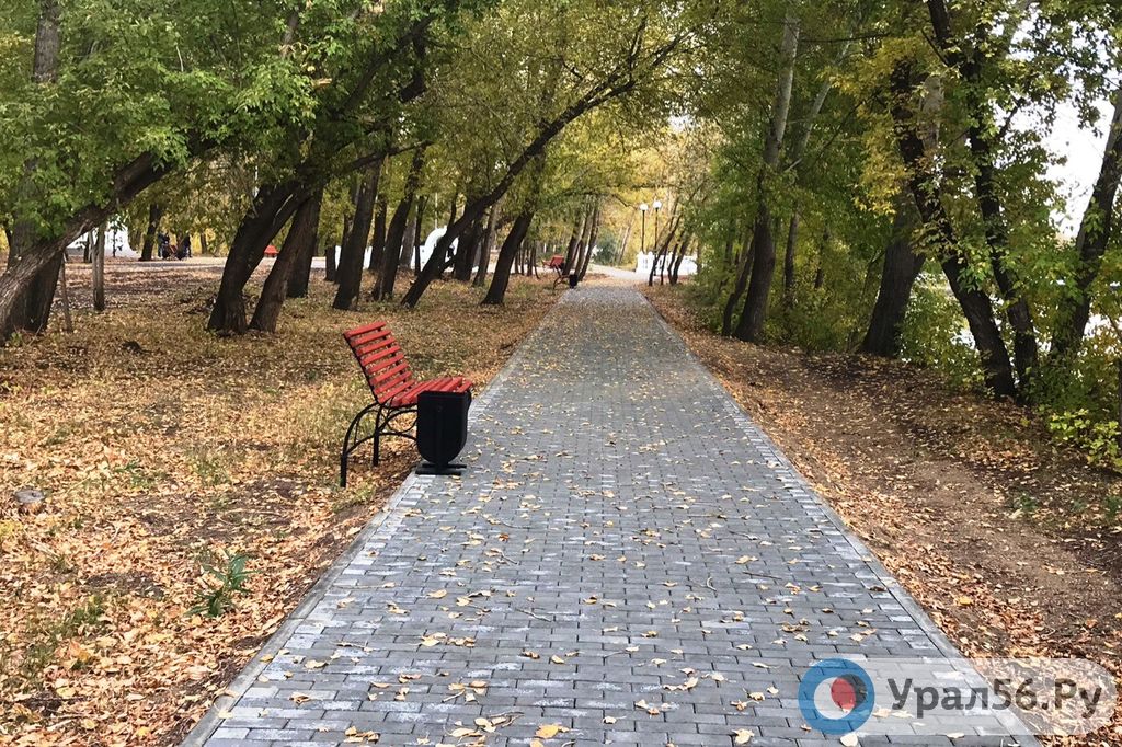 Парк Строителей в Орске, сентябрь 2019 года