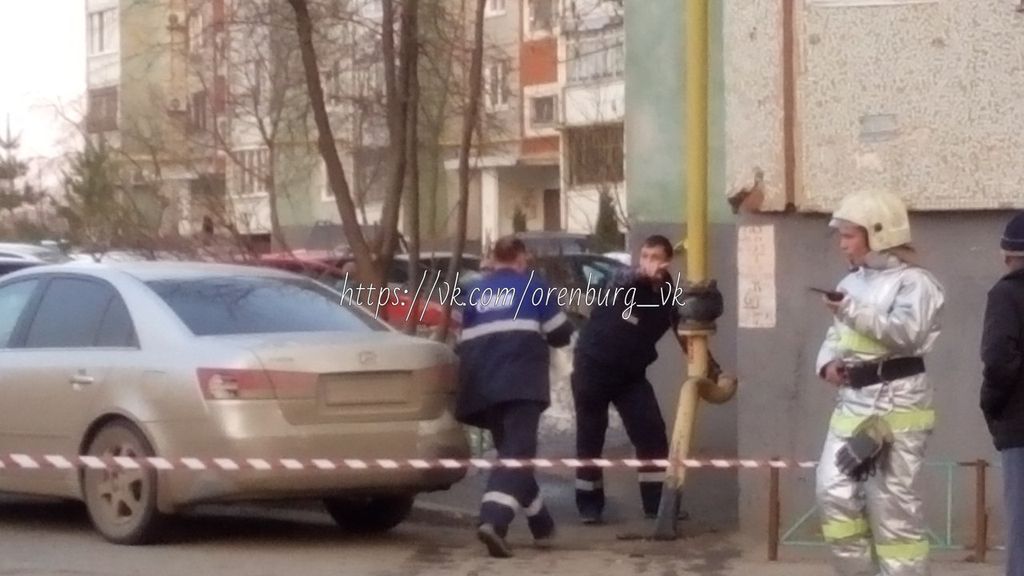 В Оренбурге в жилом доме отключили газ из-за ДТП
