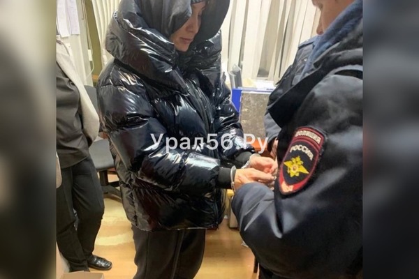 Наталья Ибрагимова во время задержания