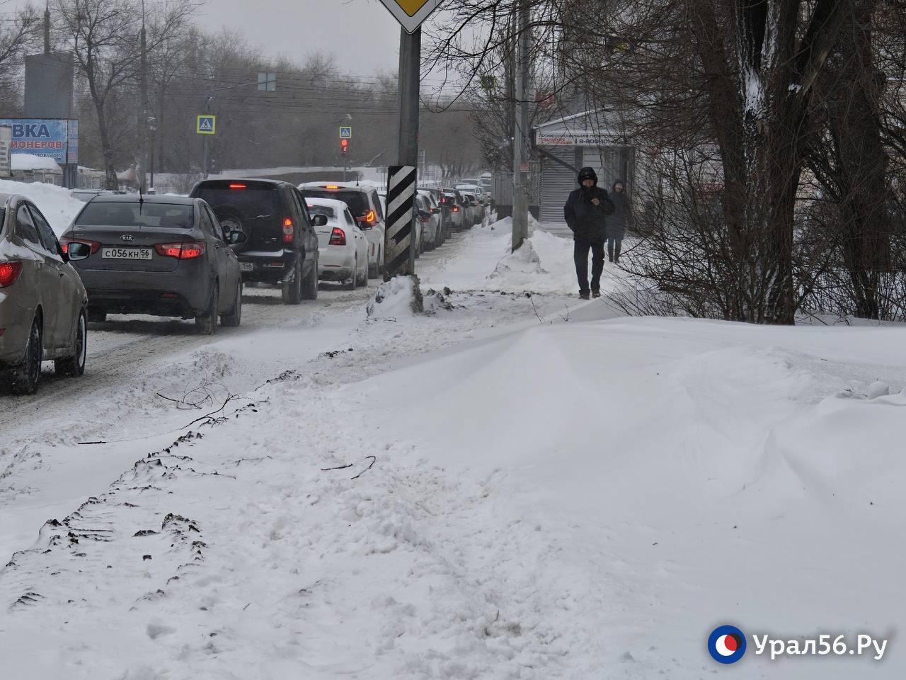 Дорога в Оренбурге