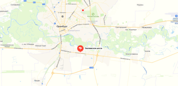 В Оренбургском районе из-за талых вод закрыли движение на Беляевском шоссе