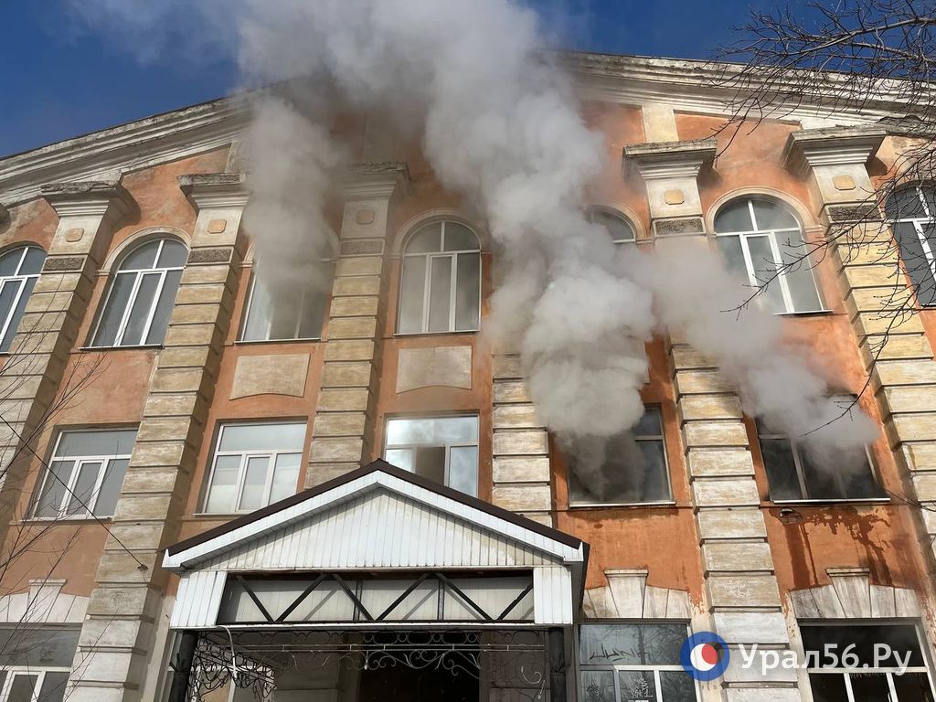 На месте пожара в Орске. 22.02.2024