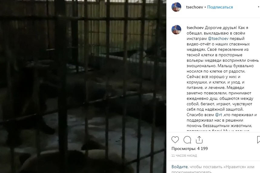 Скриншот страницы мэра Магаса