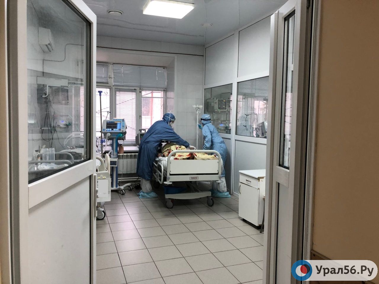 Реанимация в covid-госпитале Оренбурга