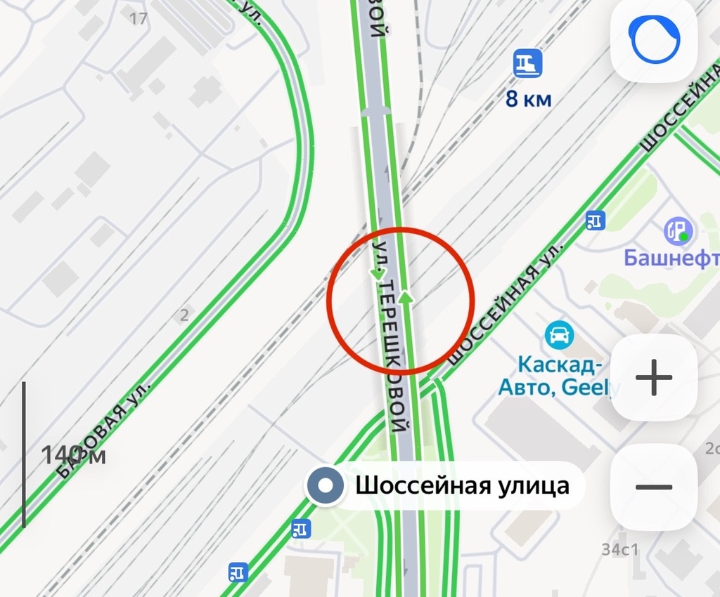 Участок дороги, где находится стационарный комплекс. Источник: Яндекс.карты