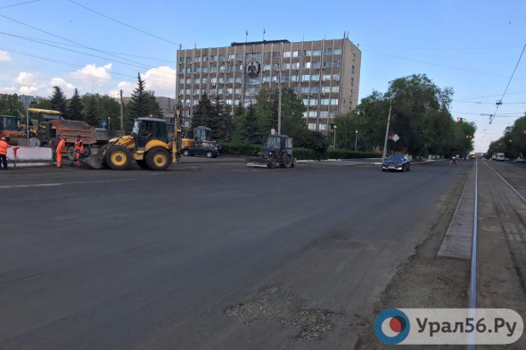 28 июня из-за ремонта дороги на Комсомольской площади в Орске будет затруднено движение трамваев 