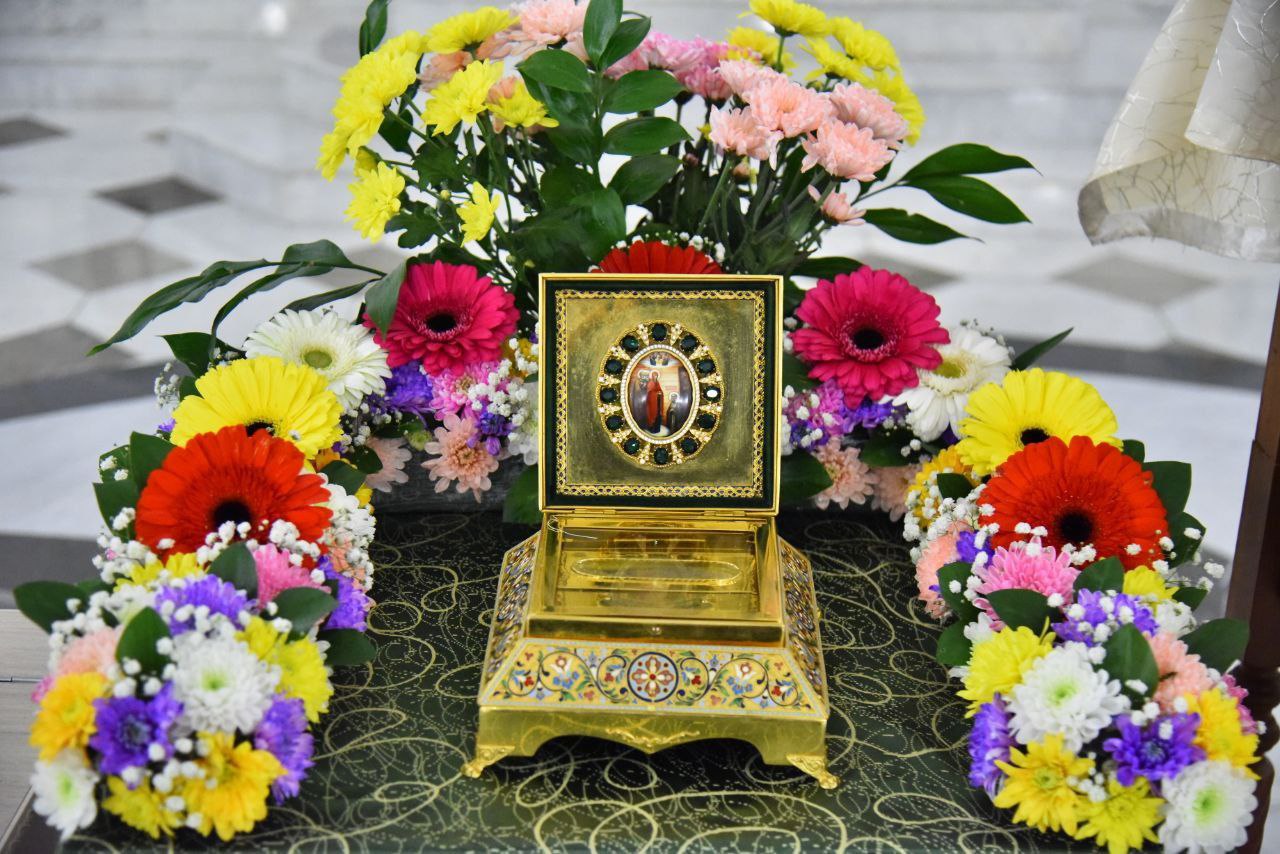 Мощи святого преподобного Сергия игумена Радонежского, чудотворца. Фото: Оренбургская епархия РПЦ