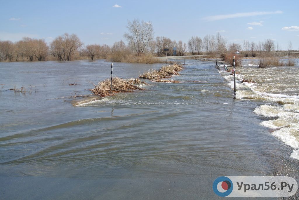 Какой уровень урала под оренбурге