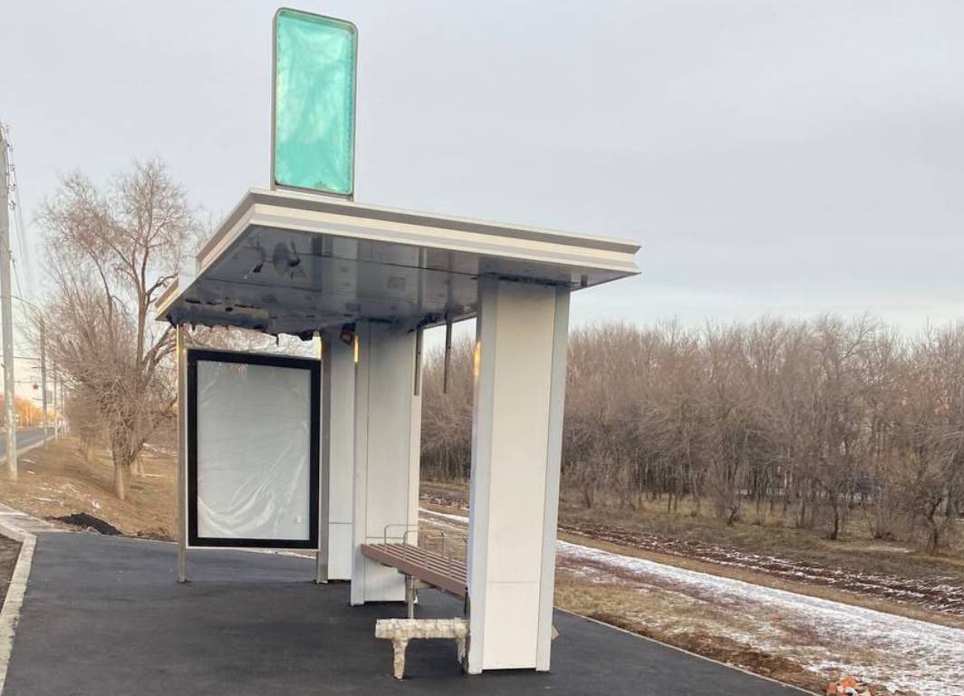 Новая остановка. Фото: Администрация Оренбурга