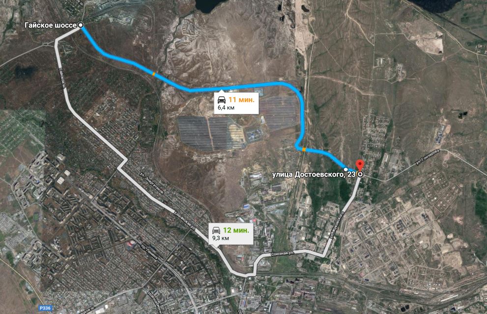 Эта объездная дорога получит название Северной. Фото google.maps