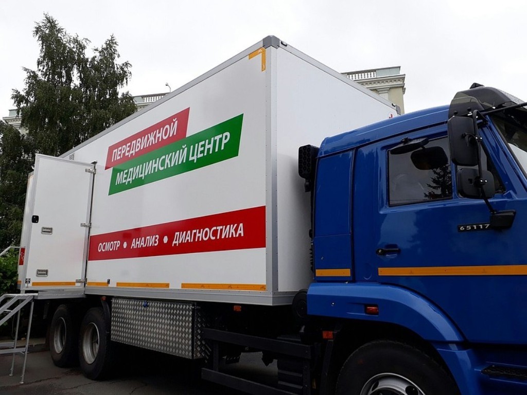 Передвижной медицинский центр. Фото: сайт Минздрава Оренбургской области