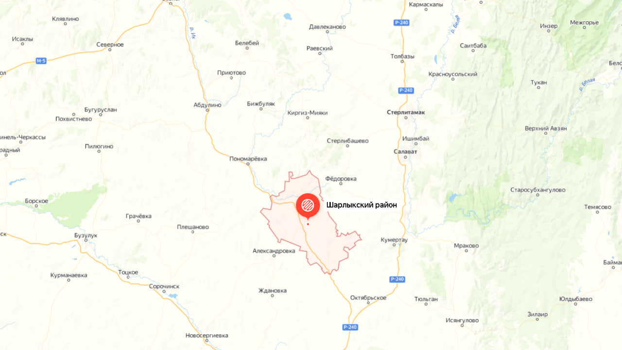 Шарлыкский район на Яндекс Картах
