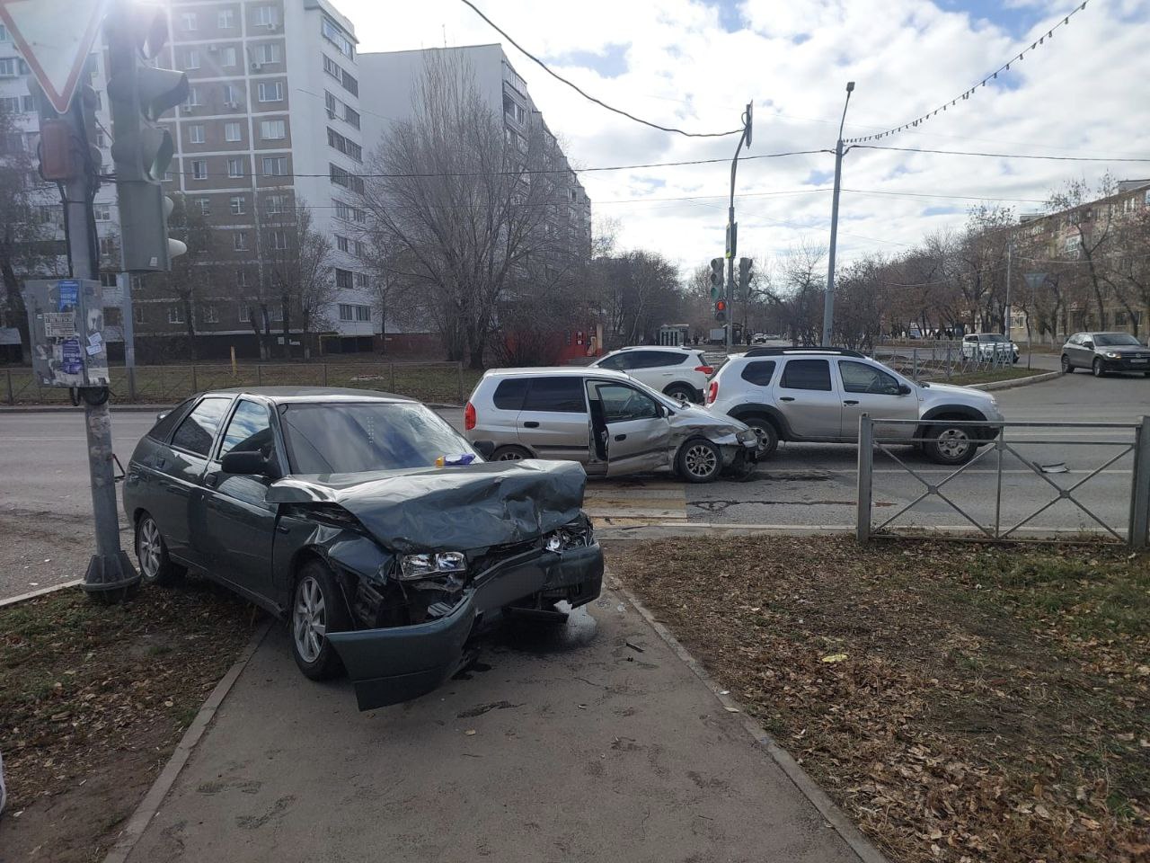 На месте ДТП. Фото: УМВД по Оренбургской области