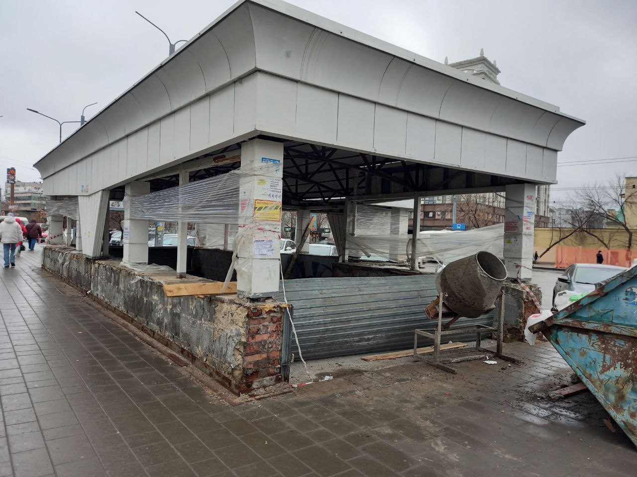 Переход около театра музкомедии в Оренбурге 20.22.2024. Фото: администрация Оренбурга