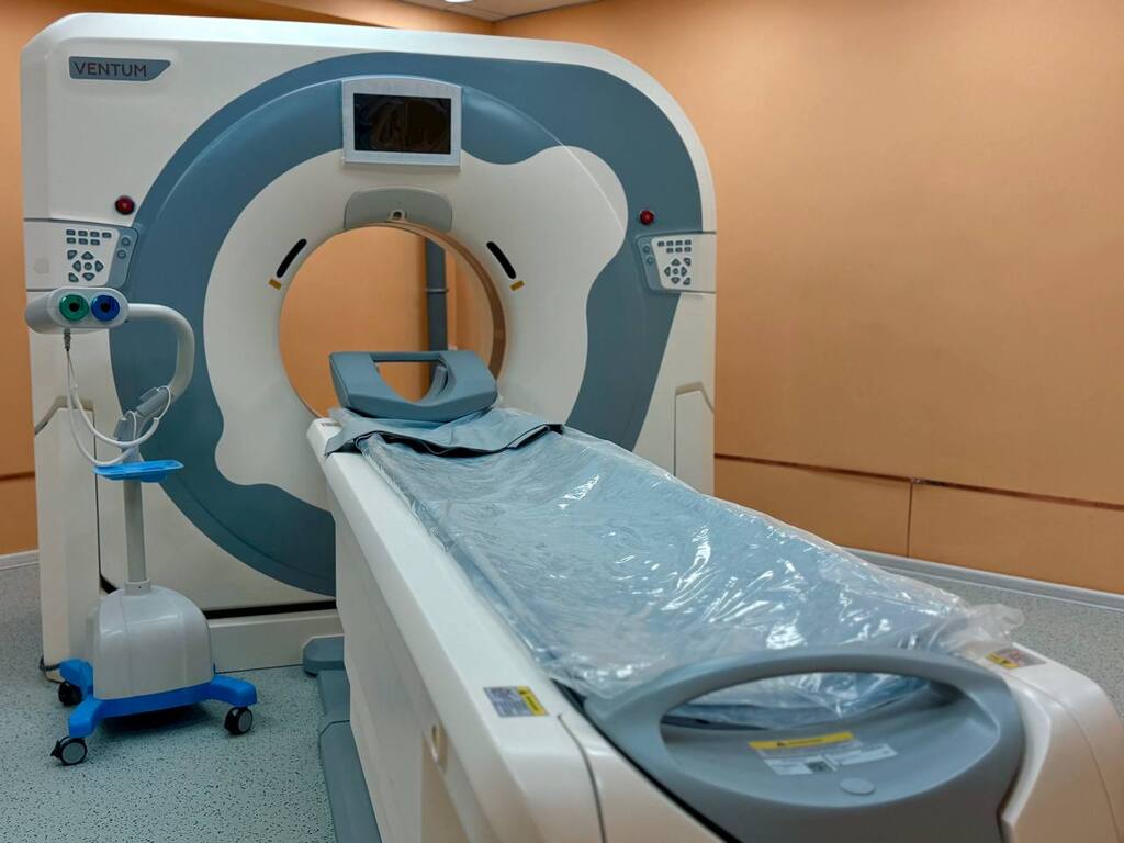 Новый компьютерный томограф. Фото: правительство Оренбургской области