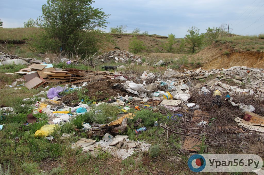 Несанкционированная свалка в Оренбургской области, фото из архива