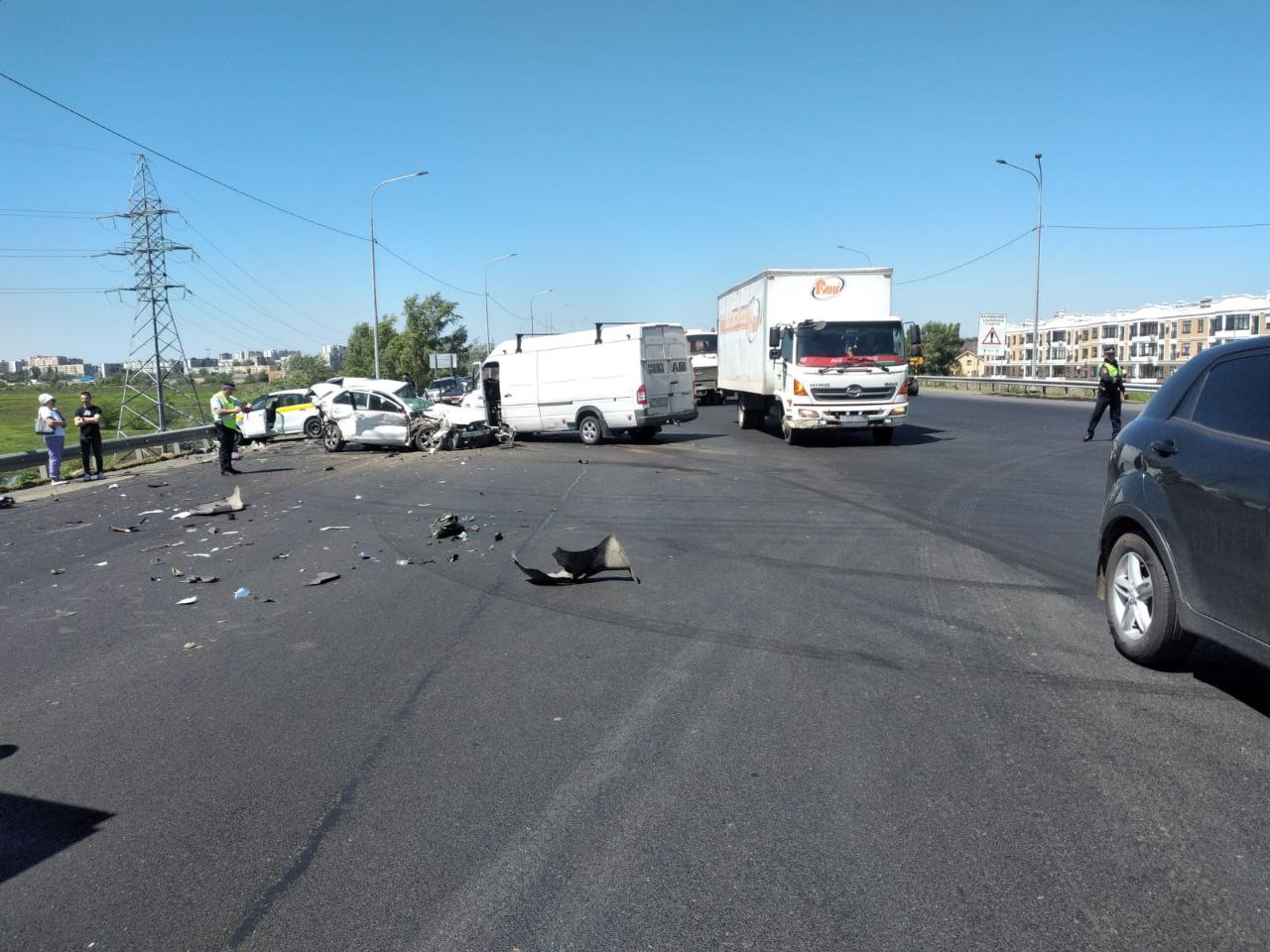 На месте происшествия. Фото: УМВД по Оренбургской области