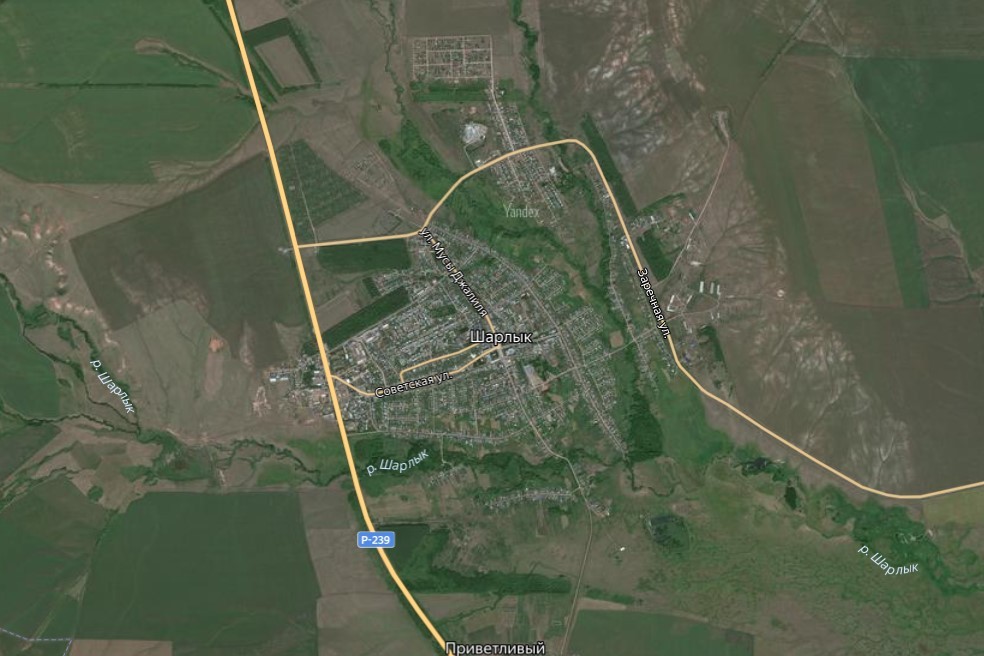 Шарлык луна карта