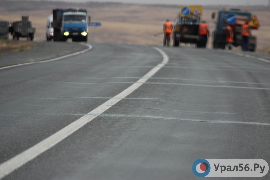 Одна из трасс в Оренбургской области