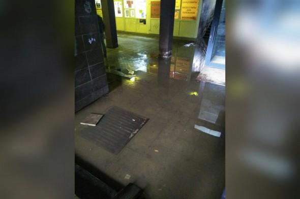 В Оренбурге затопило подземный пешеходный переход