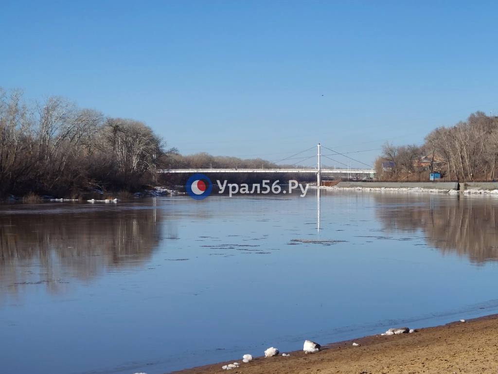 Состояние Урала в Оренбурге 21.03.2025