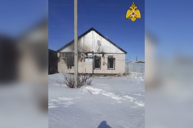Место происшествия. Фото: МЧС России по Оренбургской области