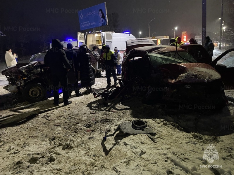 На месте ДТП. Источник: МЧС России по Оренбургской области