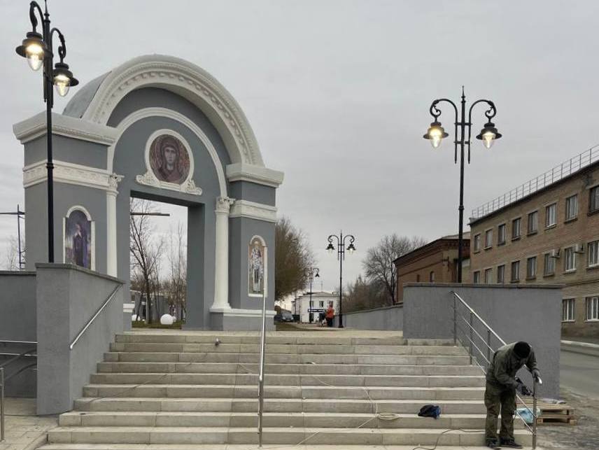 Вход в сквер Пушкина, фото администрации Орска