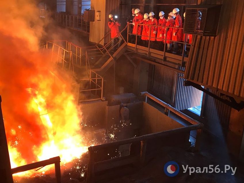 Во время экскурсии на предприятие