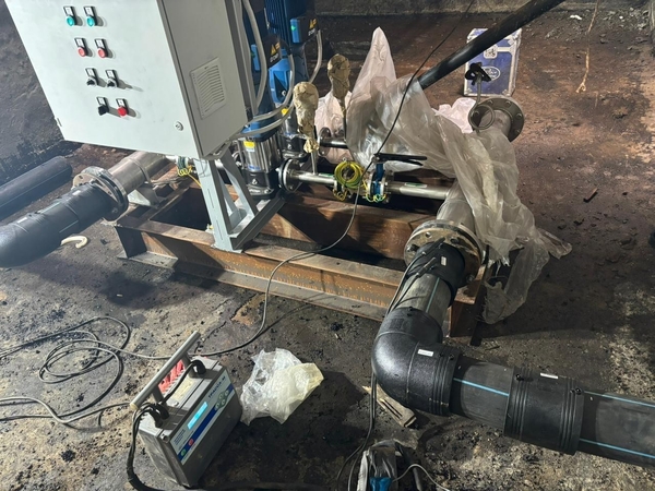 На месте проведения работ