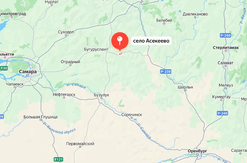 Скриншот Яндекс-карты