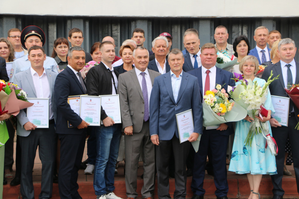 Открытие обновленной Доски почета Орска. Фото: пресс-служба администрации города