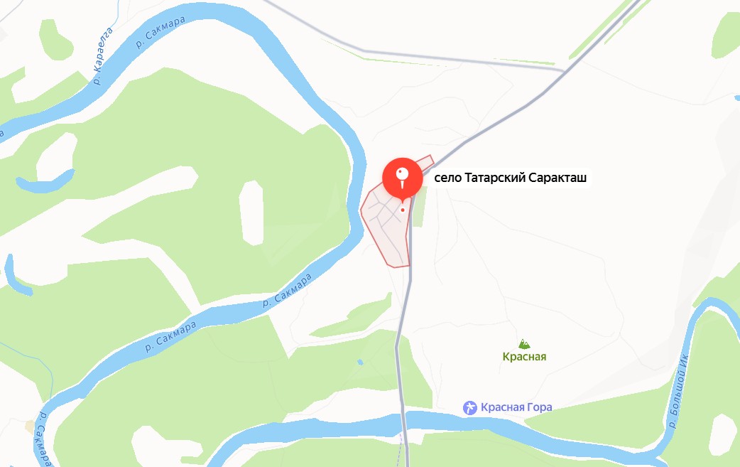 Село Татарский Саракташ на Яндекс.картах 