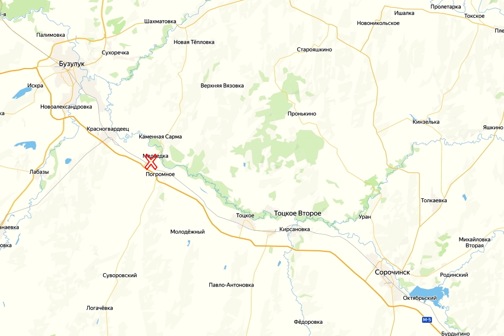 Перекрытый участок на картах Яндекс