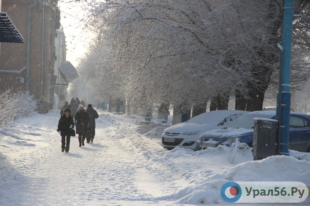 Сегодня ночью в Оренбурге и Орске ожидаются снег с дождем и туман