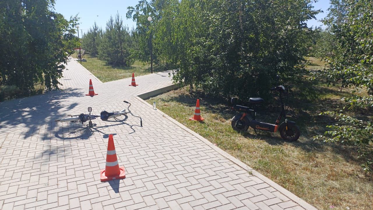 На месте ДТП. Фото УМВД по Оренбургской области