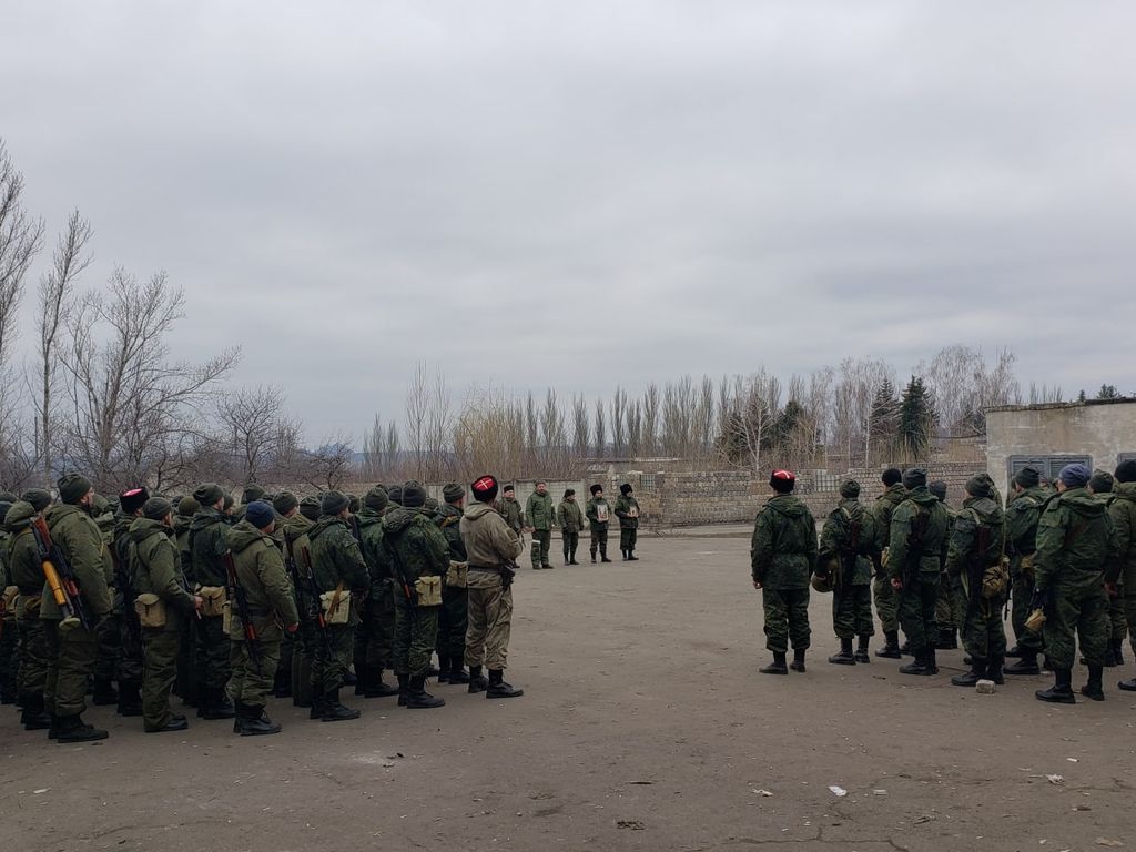 Доброволец казак на донбассе