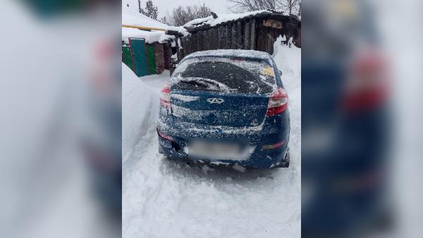 Угнанный автомобиль. Фото: УМВД России по Оренбургской области