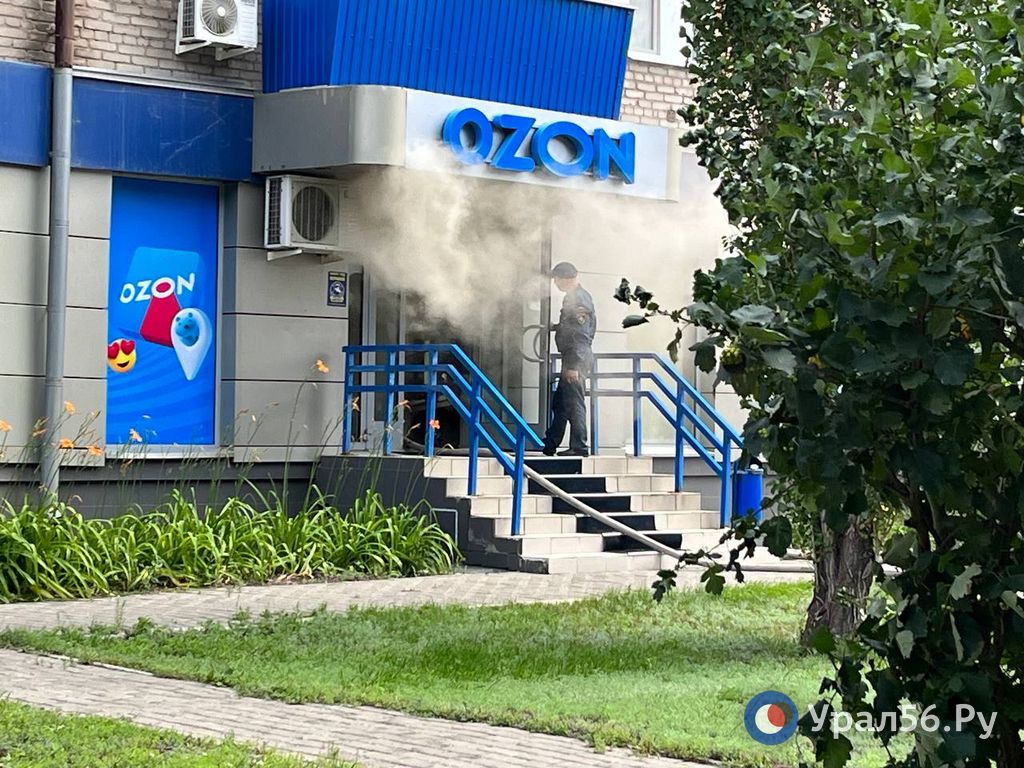 На месте пожара в Орске