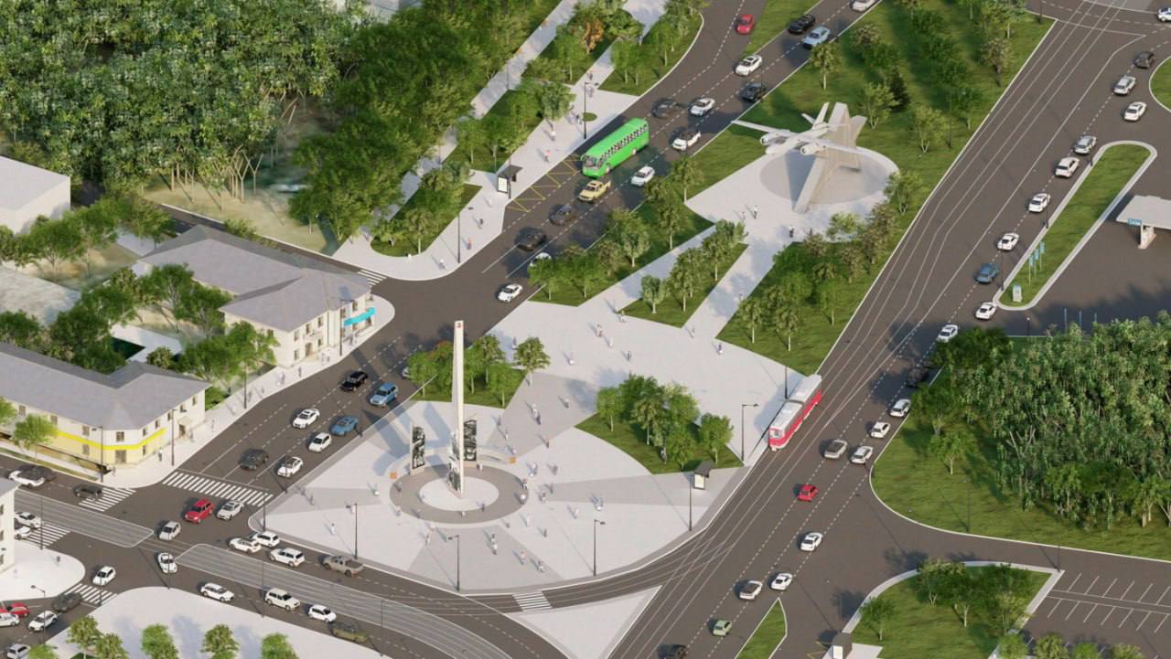 Проект благоустройства площади Гагарина в Орске, фото: администрация города